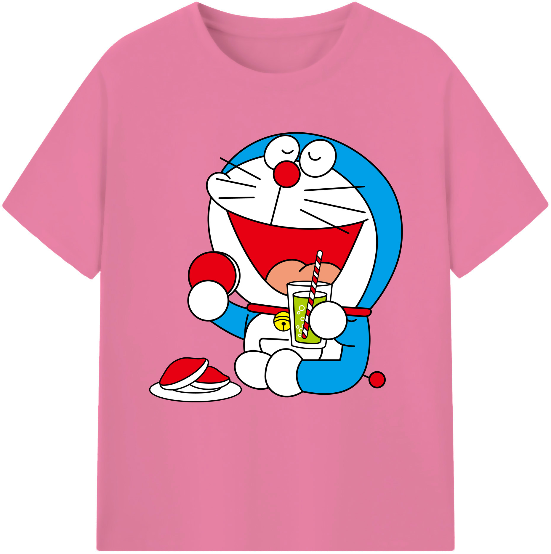 （画像用） ドラえもん Doraemon 綿100％半袖Tシャツ（フロントプリント）